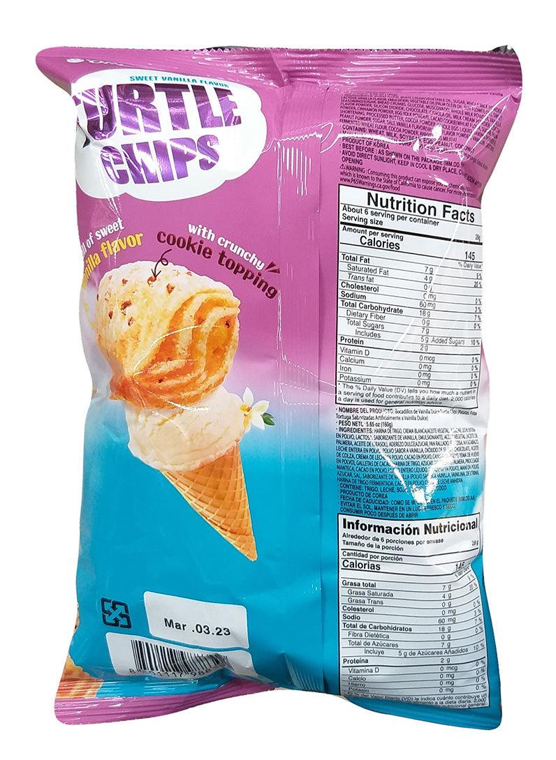 Orion - Turtle Chips Sweet Vanilla, 5.65 Ounces (1 Bag) - Mighty Depot
