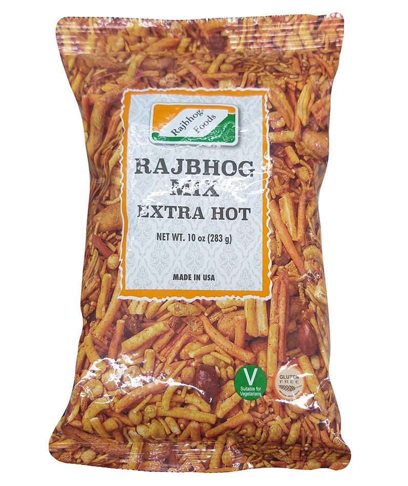 Rajbhog Foods - Rajbhog Mix Extra Hot, 10 Ounces (1 Bag) - Mighty Depot