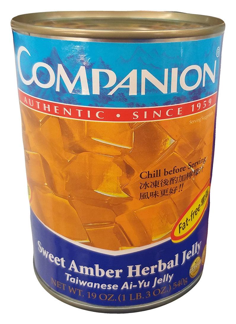Companion - Sweet Amber Herbal Jelly, 1.3 Pounds (1 Can) - Mighty Depot