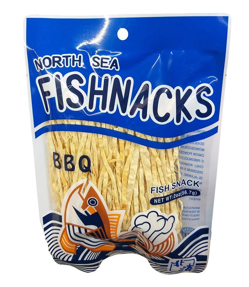 North Sea - Fish Snacks (BBQ), 2 Ounces (1 Bag) - Mighty Depot