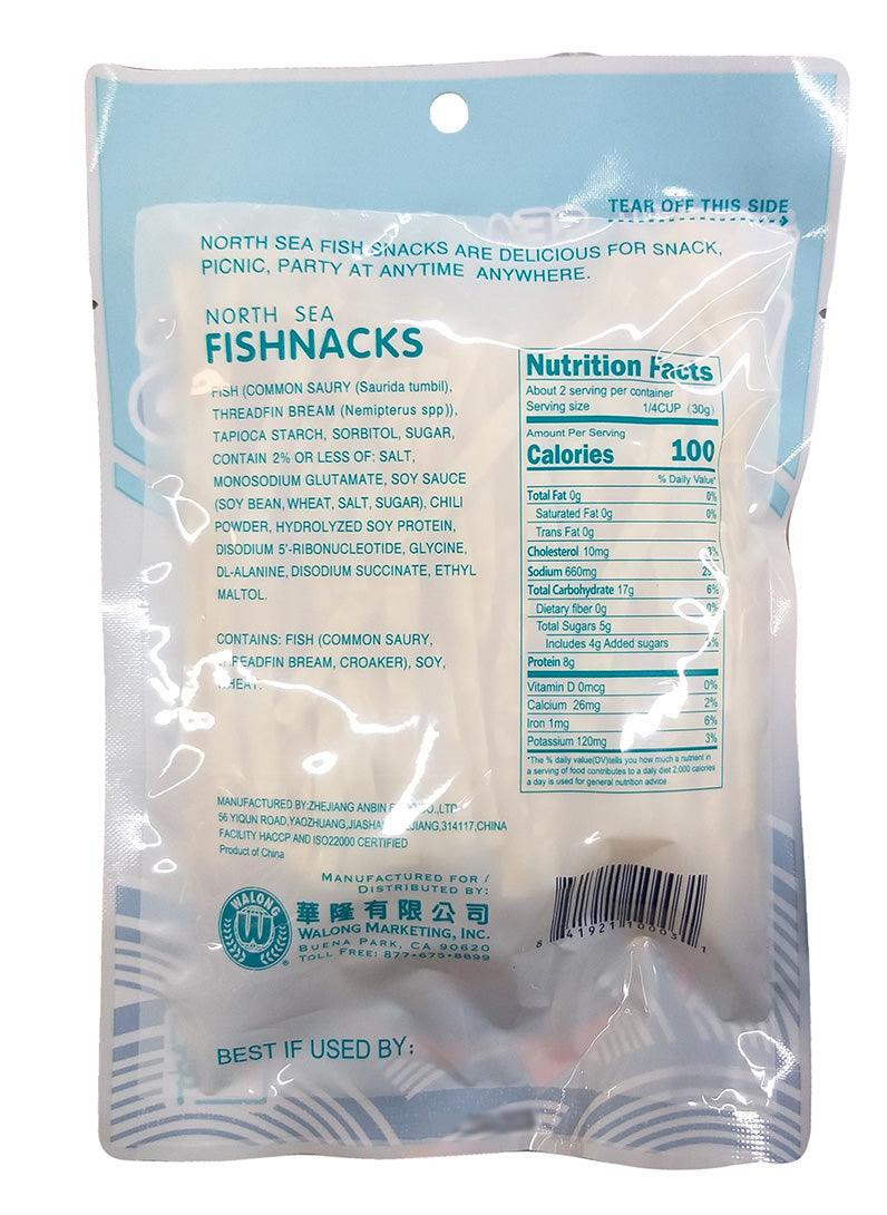 North Sea - Fish Snacks (Original Wide), 2 Ounces (1 Bag) - Mighty Depot