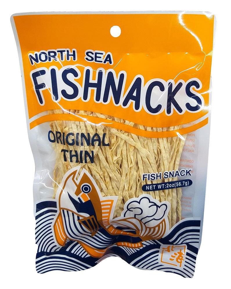 North Sea - Fish Snacks (Original Thin), 2 Ounces (1 Bag) - Mighty Depot