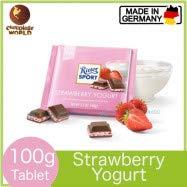 Ritter Chocolate Strawberry Cr?me Chocolate Bar, 100 GR - Mighty Depot