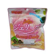 Kasugai Jellys Gummy Peach (2.82oz). (TCS-13 L-1) - Pack of 6 - Mighty Depot