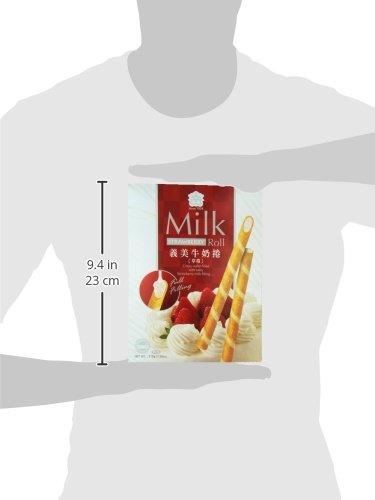 I Mei I Mel Milk Roll Family Pack, Strawberry, 215 g - Mighty Depot