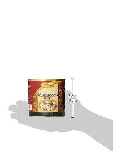 Roland Foods Canned Sliced Button Mushrooms, Specialty Imported Food, 16-Ounce Can - Mighty Depot