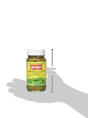 Priya Green Chilly Pickle 300g - Mighty Depot