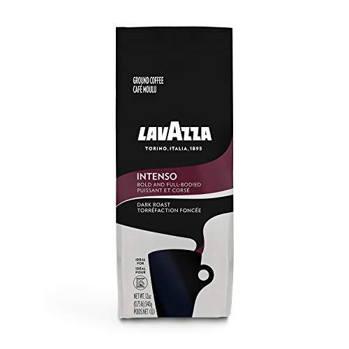 Lavazza Intenso Ground Coffee Blend, Dark Roast, 12-Ounce Bag - Mighty Depot