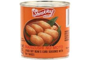 shirakiku inarizushi no moto (fried soy beans curd seasoned with soy sauce) - 10oz - Mighty Depot