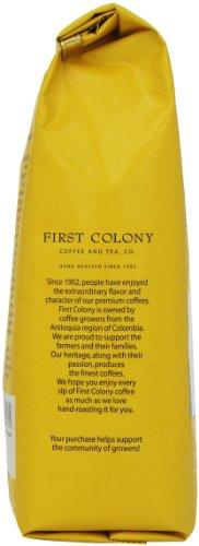 First Colony Organic Colombian Santa Marta Coffee - Made of 100% Arabica Gourmet Extra Large Beans - Gluten free and Certified Kosher 12 oz Bag - Mighty Depot