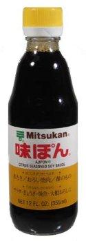 Mitsukan - Ajipon (Citrus Seasoned Soy Sauce) 12 Oz. - Mighty Depot
