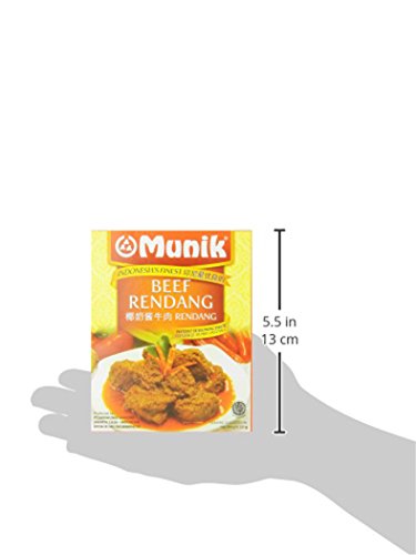 Munik Rendang Beef in Chili and Coconut Milk, 115-Gram - Mighty Depot