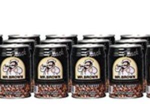 Mr.Brown Black Coffee 12 pack - Mighty Depot