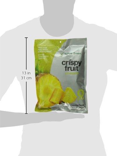 Crispy Green Fruit Snacks, Crispy Pineapples, 2.2 Ounce Pouch - Mighty Depot