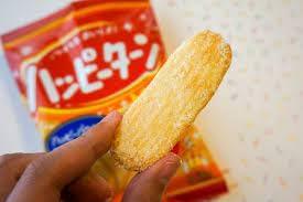 Happy Turn Happy Powder Covered Rice Cracker 1oz 10Bags Box Kamedaseika Japanese Ninjapo - Mighty Depot