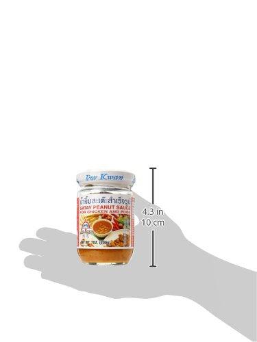 Por Kwan - Satay Peanut Sauce (Net Wt. 7 Oz.) - Mighty Depot