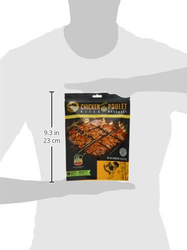 Golden Nest Chicken Jerky Bites, Gluten Free, Healthy Homemade Style BBQ Meat From Gourmet USA Chicken, Award Winning Premium Jerky, 4 Ounces (Honey Teriyaki) - Mighty Depot