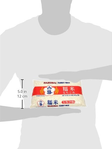 Hakubai Sweet Rice, 2-Pound (Pack of 6) - Mighty Depot