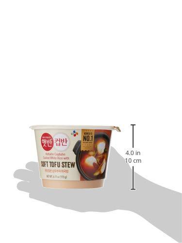 Cj Hetbahn Cupbahn Cooked White Rice with Soft Tofu Stew 6.12 Oz - Mighty Depot