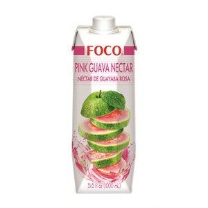 FOCO Fruit Nectar 33.8oz Pack of 4 (Pink Guava) - Mighty Depot