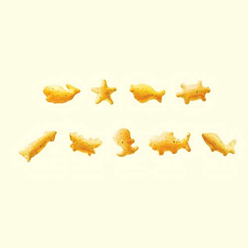 Orion Goraebob | 160g | Pack of 3, Korean Snack, Roasted Seasoning Flavor, Sea Animal Shapes, 고래밥 - Mighty Depot