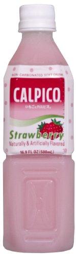 Calpico Soft Drink, Strawberry, 16.9-Ounce (Pack of 8) - Mighty Depot
