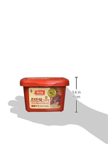 CJ Haechandle Gochujang, Hot Pepper Paste, 1kg (Korean Spicy Red Chile Paste, 2.2 lbs.) - Mighty Depot