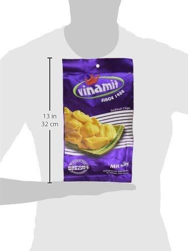 Vinamit - Vinatural Jackfruit Chips - 250 G - Product of Vietnam ( Pack of 2) - Mighty Depot