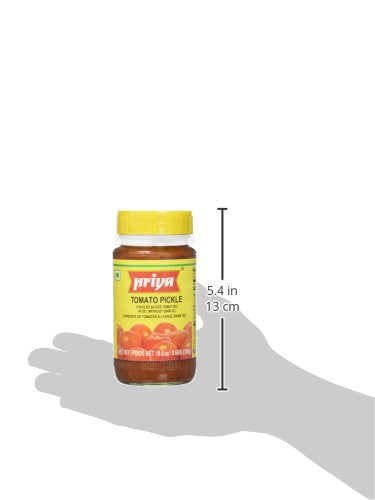 Priya Tomato Pickle without Garlic (300 g) - Mighty Depot