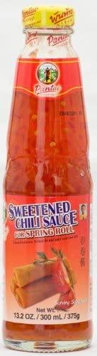 Pantainorasingh Thai Sweetened Chili Sauce for Spring Rolls, 13.2 ounces (3 Bottles) - Mighty Depot
