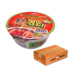 Ohsung Kimchi Flavor Bowl Noodle Soup with Soy Peptide - 12 pkgs - Mighty Depot