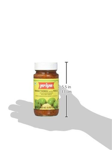 Priya Thokku (Shredded) Mango Pickle with Garlic - Mighty Depot