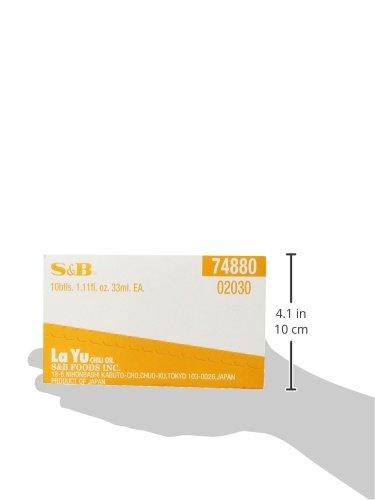 S&B Layu Chili Oil, 1.11-Ounce (Pack of 10) - Mighty Depot