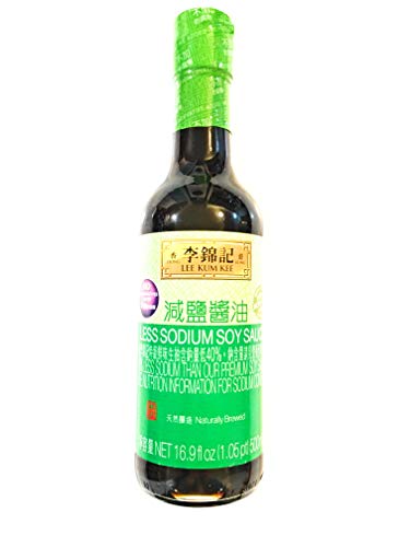 Lee Kum Kee Less Sodium Soy Sauce 16.9 Fl Oz And 1 Soy Sauce Dish - Mighty Depot