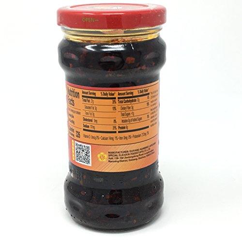 Laoganma (Lao Gan Ma) Black Beans Chili Sauce, 9.88OZ, 1 Bottle - Mighty Depot