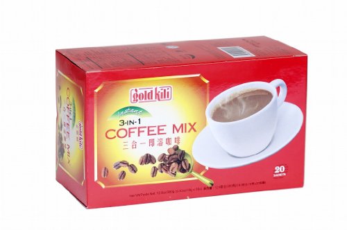 Gold Kili Instant 3-in-1 Coffee Mix 20 Sachets - Mighty Depot