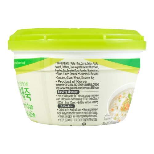 Yangban Rice Porridge with Vegetable 285g (10.05 oz) - Mighty Depot