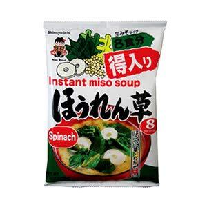 Shinsyu-Ichi Miko Instant Miso Soup Spinach 5.76oz, pack of 1 - Mighty Depot
