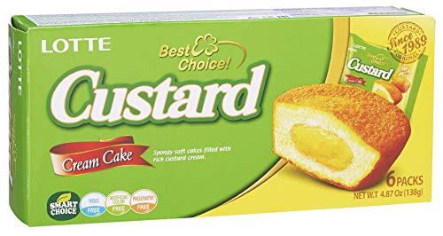 Lotte Custard Cake (12x5.08OZ ) - Mighty Depot