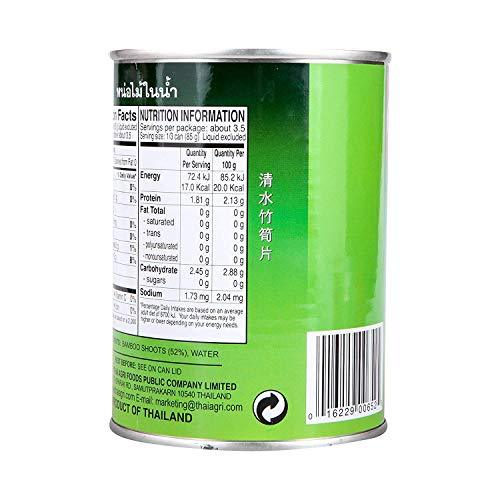 Aroy-D Bamboo Shoot (Strips) in Water, 540g, 2 Pack - Mighty Depot