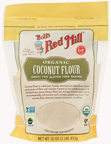 Bobs Red Mill Organic Coconut Flour, 16 Ounce -- 4 per case. - Mighty Depot