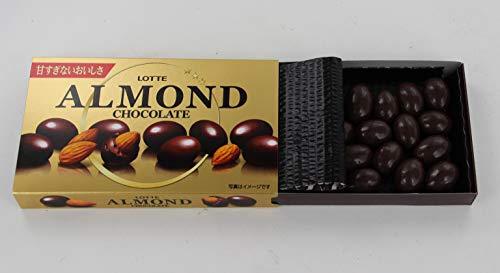 Lotte almond chocolate 86gX10 boxes - Mighty Depot
