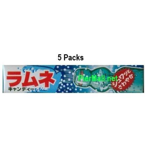 Lion - Classical Ramune Fizzy Soda Hard Candy - 5 Packs (5x10 Pieces) - Mighty Depot