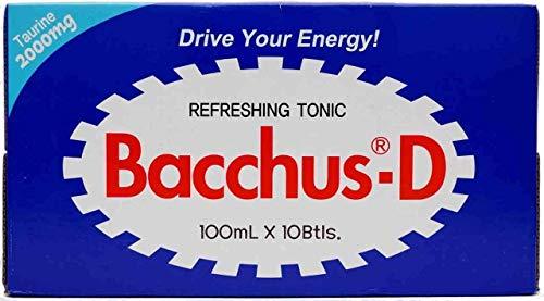 Bacchus-D Energy Drink 3.3 fl oz, 10 bottles - Mighty Depot