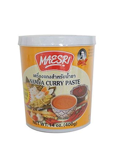 MAESRI Namya (Red) Curry Paste for Thai Style Noodle, Authentic Thai Crusine - Mighty Depot