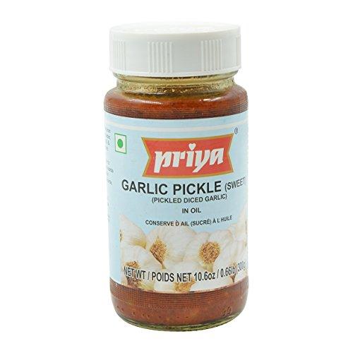 Priya Garlic Pickle - Sweet (300 g) - Mighty Depot