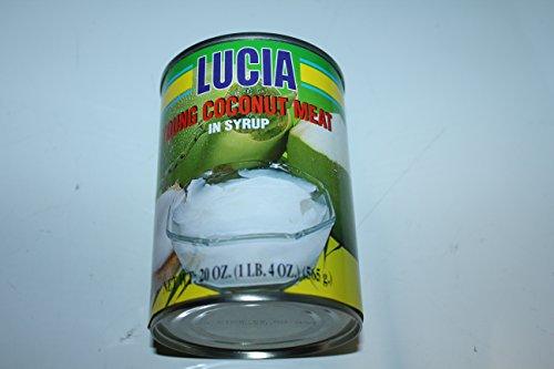Lucia Young Coconut Meat in Syrup Pack of Four 565g a Can - Mighty Depot