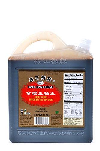 Pearl River Bridge Golden Label Superior Light Soy Sauce, 60 fl. oz. - Mighty Depot