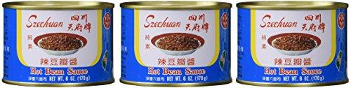 Hot, Szechuan Style Bean Sauce 6oz 3 Cans - Mighty Depot
