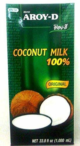 Aroy-D Coconut Milk, 33.8 Fluid Ounce (Pack of 4) by Aroy-D - Mighty Depot